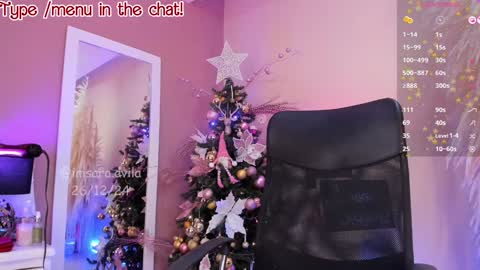 Snapshot of saraavila_ chatting on 12.27.24 SaraAvila online show from 12.27.24