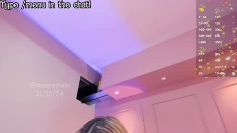 Snapshot of saraavila_ chatting on 12.31.24 SaraAvila online show from 12.31.24