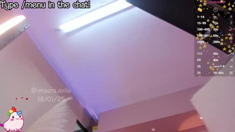 Snapshot of saraavila_ chatting on 01.19.25 SaraAvila online show from 01.19.25