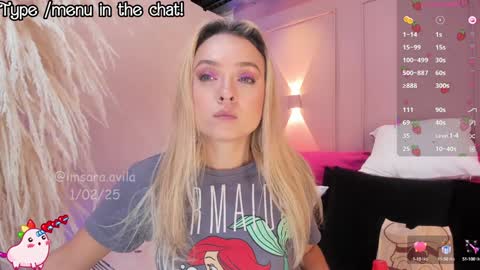 Snapshot of saraavila_ chatting on 02.02.25 SaraAvila online show from 02.02.25