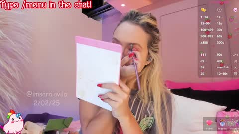 Snapshot of saraavila_ chatting on 02.02.25 SaraAvila online show from 02.02.25