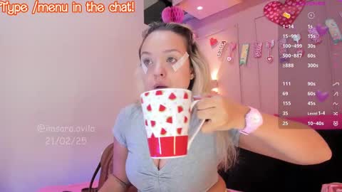 Snapshot of saraavila_ chatting on 02.21.25 SaraAvila online show from 02.21.25