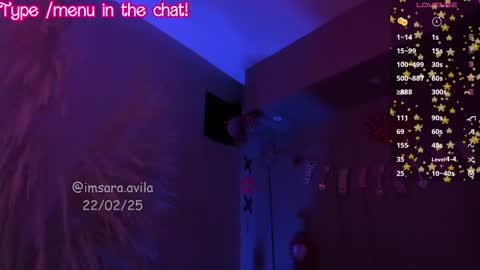 Snapshot of saraavila_ chatting on 02.23.25 SaraAvila online show from 02.23.25