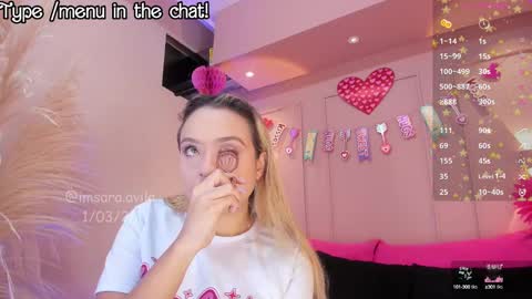 Snapshot of saraavila_ chatting on 03.01.25 SaraAvila online show from 03.01.25