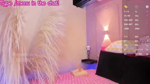 Snapshot of saraavila_ chatting on 03.11.25 SaraAvila online show from 03.11.25