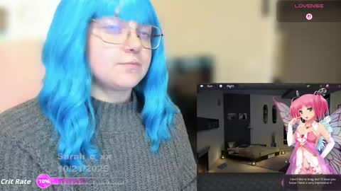 Snapshot of sarah_e_xx chatting on 10.22.25 Sarah online show from 10.22.25