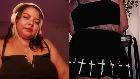 Snapshot of satyn_doll chatting on 02.21.25 Gina George online show from 02.21.25