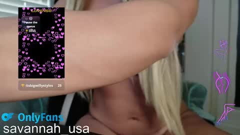 Onlyfans Savannah usa online show from 01.27.25