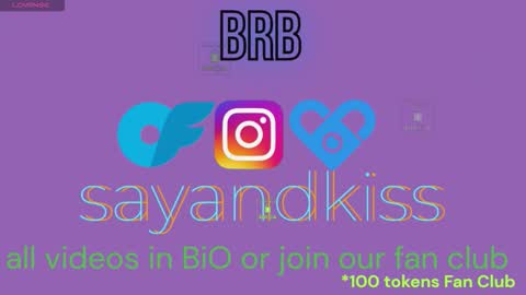 Say and kiss online show from 03.22.26