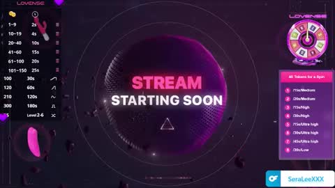 SeraLeeXXX online show from 12.21.25