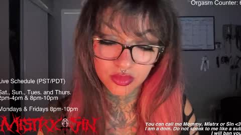 Mistrx Sin online show from 06.07.26