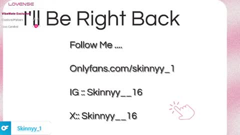 Skinnyy   online show from 05.12.26