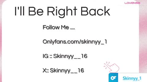 Skinnyy   online show from 06.01.26