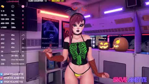 SkyeAnette online show from 10.18.25