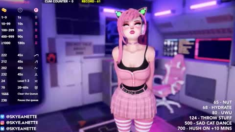 SkyeAnette online show from 11.21.25