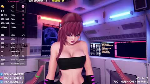 SkyeAnette online show from 12.01.25