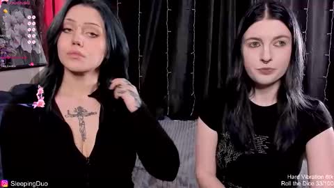 Snapshot of sleepingduo chatting on 01.13.26 Hi We are Iva and Angela Nice to meet u 3 online show from 01.13.26