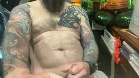 Snapshot of spenderal chatting on 12.21.24 Beard Guy online show from 12.21.24