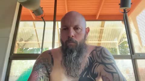 Snapshot of spenderal chatting on 10.06.25 Beard Guy online show from 10.06.25