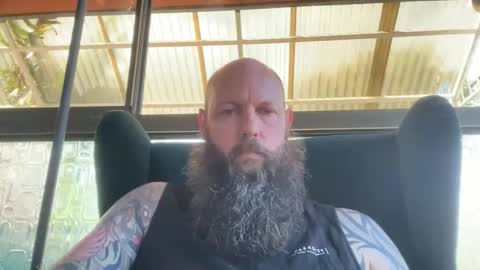 Snapshot of spenderal chatting on 10.16.25 Beard Guy online show from 10.16.25