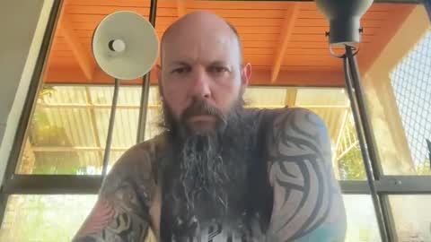 Snapshot of spenderal chatting on 10.19.25 Beard Guy online show from 10.19.25