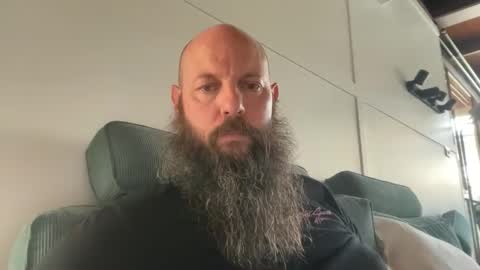 Snapshot of spenderal chatting on 10.23.25 Beard Guy online show from 10.23.25