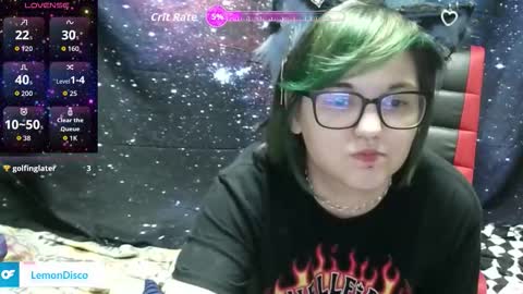 Snapshot of starthespacewhore chatting on 03.21.26 Lemon online show from 03.21.26