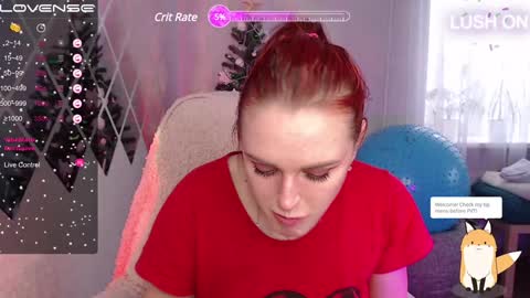 Snapshot of superhotgirlhere chatting on 12.24.24 Sweet Anna online show from 12.24.24