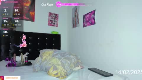 Snapshot of sweet_vickyxx chatting on 02.14.25 VICKY BROWN online show from 02.14.25