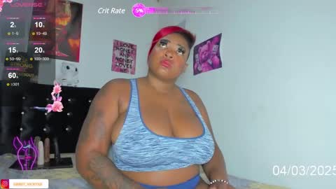 Snapshot of sweet_vickyxx chatting on 03.04.25 VICKY BROWN online show from 03.04.25