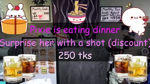 Snapshot of ten_tickle_pixie chatting on 01.18.25 Pixie and Tentacle Overlord online show from 01.18.25