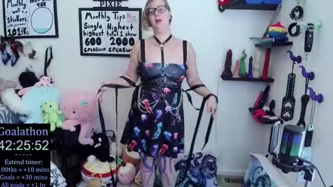 Snapshot of ten_tickle_pixie chatting on 11.06.25 Pixie and Tentacle Overlord online show from 11.06.25