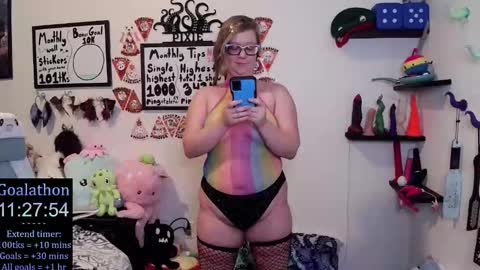 Snapshot of ten_tickle_pixie chatting on 11.24.25 Pixie and Tentacle Overlord online show from 11.24.25