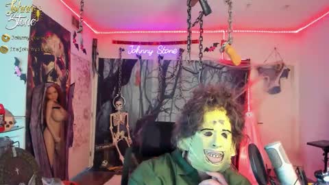 Snapshot of thejohnnystone chatting on 10.19.25 Johnny Stone online show from 10.19.25
