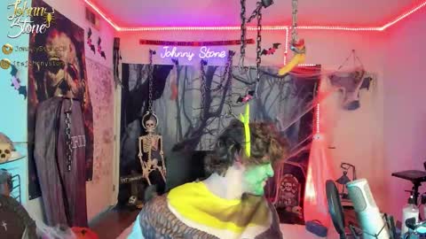 Snapshot of thejohnnystone chatting on 10.22.25 Johnny Stone online show from 10.22.25