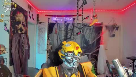 Snapshot of thejohnnystone chatting on 10.30.25 Johnny Stone online show from 10.30.25