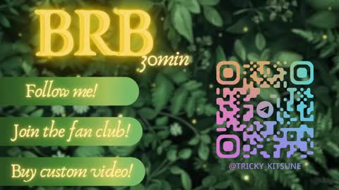 trickykitsune online show from 04.18.26