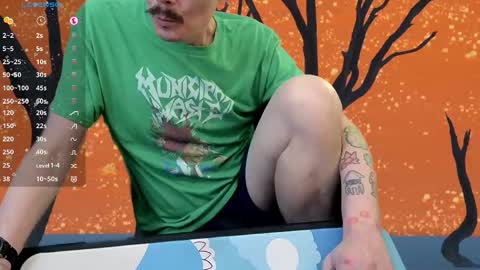 Snapshot of tumbles05 chatting on 11.17.25 tumbling through online show from 11.17.25