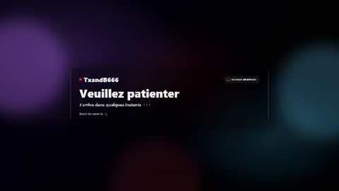 txandb666 online show from 08.04.26