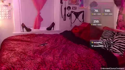 unknownebonygoddess online show from 10.19.25