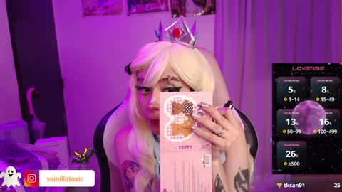 Snapshot of vainilla_l chatting on 01.21.25 Vainilla Independent model online show from 01.21.25