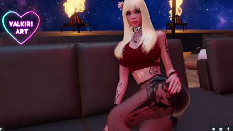 Snapshot of valkiriart chatting on 01.31.25 valkiriart online show from 01.31.25
