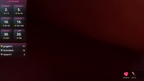 Snapshot of vanessavanne chatting on 01.07.25 Vanessa online show from 01.07.25