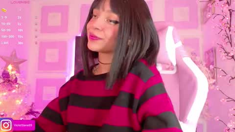 Snapshot of violettlane chatting on 12.13.25 Violeta online show from 12.13.25