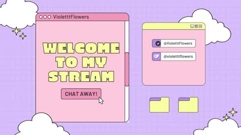 Violet Flowers online show from 02.01.26