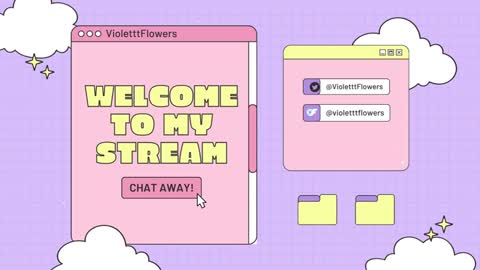 Violet Flowers online show from 02.21.26