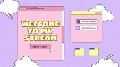 Violet Flowers online show from 04.04.26
