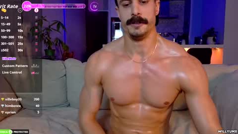 Snapshot of willyumx chatting on 10.07.25 William Miguel online show from 10.07.25