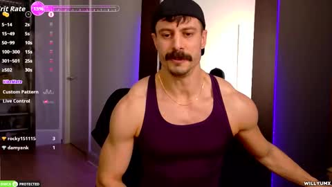 Snapshot of willyumx chatting on 12.16.25 William Miguel online show from 12.16.25