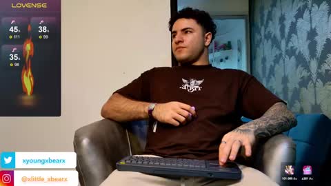 Snapshot of xlittle_xbearx chatting on 02.19.25 Kev online show from 02.19.25